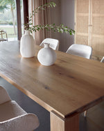 Arina 200cm x 100cm Wooden Dining Table - Natural Dining Table The Form-Local   