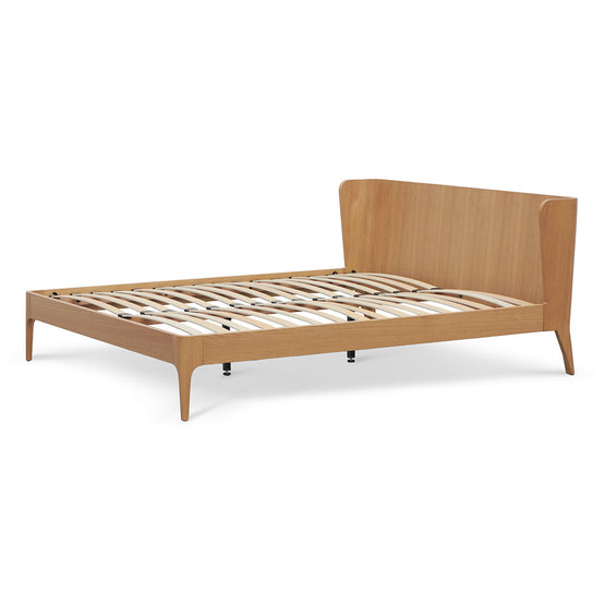 Belmont King Bed Frame - Natural Oak Bed Frame Century-Core   