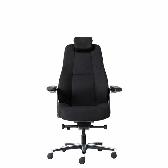 Buro Maverick 24/7 Controller Fabric Chair - Black Office Chair Buro-Local   