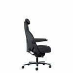 Buro Maverick 24/7 Controller Leather Chair - Black Office Chair Buro-Local   