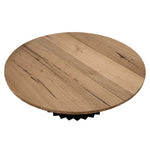 Luther Round Messmate Coffee Table - Black Base