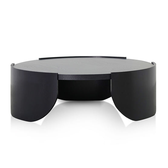 Zoey 1.1m Round Coffee Table - Black Coffee Table Century-Core   