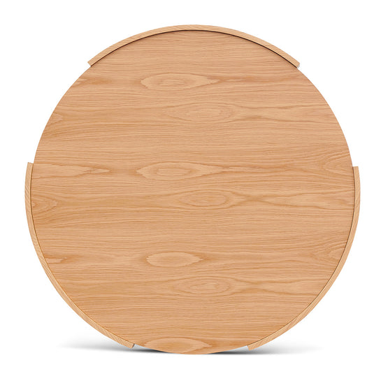 Zoey 1.1m Round Coffee Table - Natural Coffee Table Century-Core   