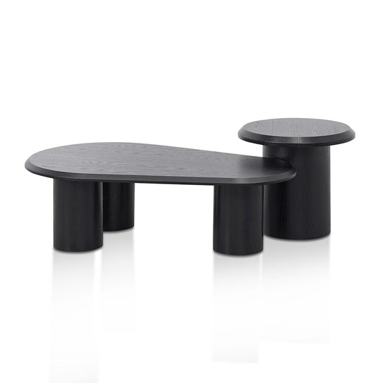 Ex Display - Chen Nested Table - Black Oak Table Set Century-Core   