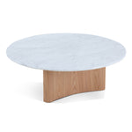Zafar Nested Marble Coffee Table - Natural Coffee Table Dwood-Core   