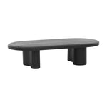 Nasim 1.5m Coffee Table - Full Black Coffee Table Dwood-Core   