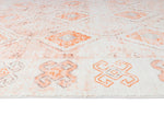 Caitlin 180cm x 120cm Tribal Pattern Washable Rug - Orange and Peach Rug MissAmara-Local   