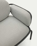 Cena Fabric Outdoor Armchair - Grey Outdoor Chair The Form-Local   