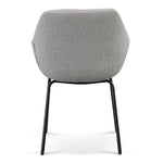 Set of 2 - Danilo Fabric Dining Chair - Spec Grey Dining Chair Sendo-Core   