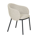 Mani Black Dining Chair - Clay Grey Dining Chair Freehold-Core   