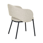 Mani Black Dining Chair - Clay Grey Dining Chair Freehold-Core   