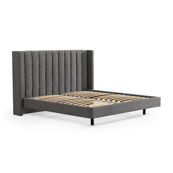 Hillsdale King Bed Frame - Spec Charcoal Bed Frame Ming-Core   