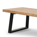 Ex Display - Edwin 1.98m Reclaimed Elm Wood Dining Table Dining Table Reclaimed-Core   