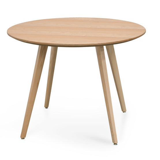 Halo 100cm Round Wooden Dining Table - Natural Dining Table Swady-Core   