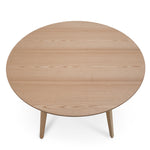 Halo 100cm Round Wooden Dining Table - Natural Dining Table Swady-Core   