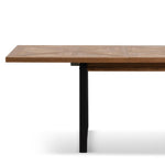 Ex Display - Percy 6-8 Seater Extendable Dining Table - European Knotty Oak and Peppercorn Dining Table VN-Core   