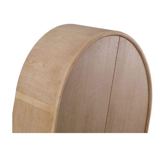 Alora 150cm (H) Ash Curve Cabinet - Natural Cabinet Nicki-Core   