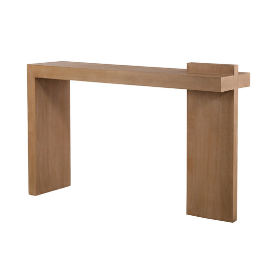 Jasmine 1.6m ELM Console Table - Natural Console Table Nicki-Core   