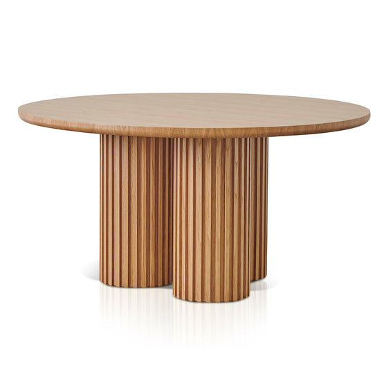 Peyton 1.5m Round Dining Table - Natural Oak Dining Table Interior Secrets   