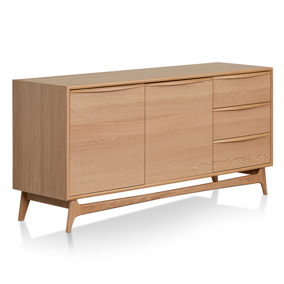 Brendon 1.6m Sideboard Unit with Drawers - Natural Oak Buffet & Sideboard VN-Core   