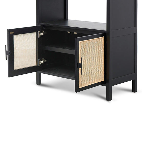 Adeline 1.65m (H) Storage Cabinet - Full Black Storage Cabinet Nicki-Core   