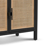 Adeline 1.65m (H) Storage Cabinet - Full Black Storage Cabinet Nicki-Core   