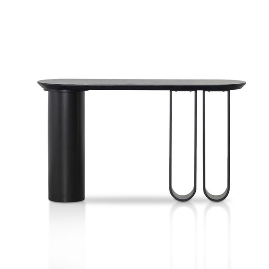 Indiana 1.4m Console Table - Full Black Console Table Century-Core   