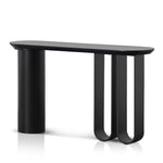 Indiana 1.4m Console Table - Full Black Console Table Century-Core   