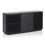 Tahlia 1.6m Sideboard Unit - Full Black Buffet & Sideboard Dwood-Core   