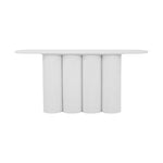 Harlow 1.7m Console Table - Full White Console Table Dwood-Core   