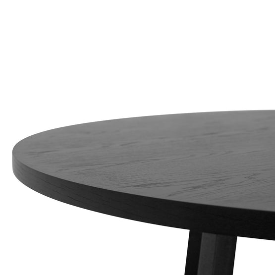 Vanya 1.5m Round Dining Table - Full Black Dining Table Century-Core   