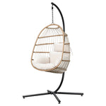 Dreobe Outdoor Wicker Egg Chair - Natural Egg chair Aim WS-Local   