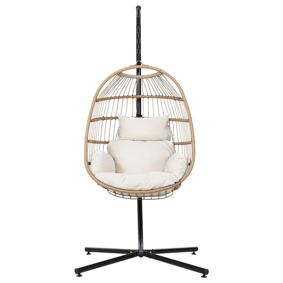 Dreobe Outdoor Wicker Egg Chair - Natural Egg chair Aim WS-Local   