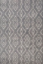 Hiero Bohemian Patterned Rug - Grey and Ivory 300 cm x 390 cm Designer Rug Mos-Local   