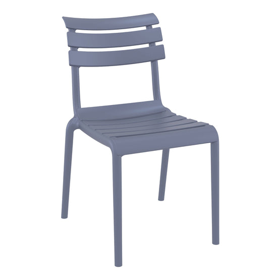 Set of 2 - Keller Indoor / Outdoor Dining Chair - Grey Dining Chair Furnlink-Local   