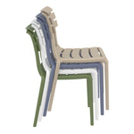 Set of 2 - Keller Indoor / Outdoor Dining Chair - Grey Dining Chair Furnlink-Local   