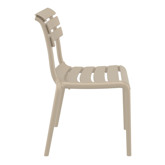 Set of 2 - Keller Indoor / Outdoor Dining Chair - Taupe Dining Chair Furnlink-Local   
