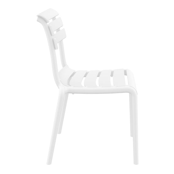 Set of 2 - Keller Indoor / Outdoor Dining Chair - White Dining Chair Furnlink-Local   