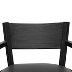 Wendell Leather Armchair - Full Black Armchair Chic-Core   
