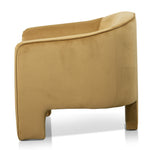 Jerrod Fabric Armchair - Mustard Armchair Casa-Core   