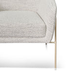 Noah Fabric Armchair - Fog Grey Armchair K Sofa-Core   