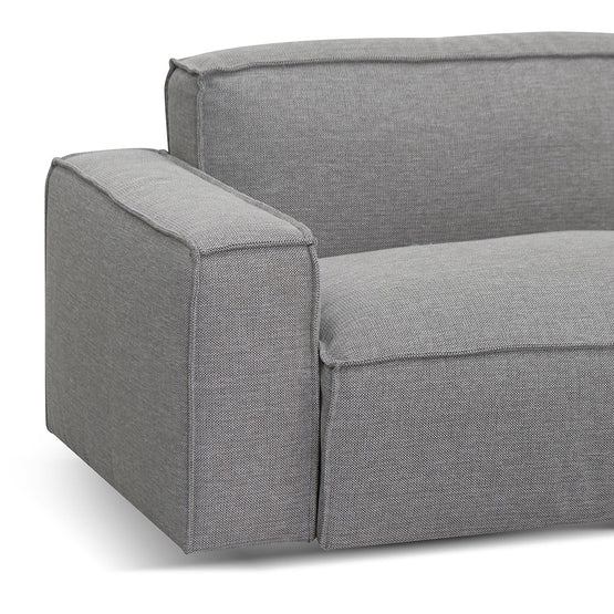 Roshil Right Chaise Sofa - Graphite Grey Chaise Lounge K Sofa-Core   