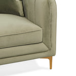 Scott 3 Seater Fabric Sofa - Elegant Sage Sofa Forever-Core   