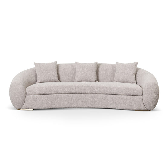 Howard 3 Seater Sofa - Ash Grey Boucle  Forever-Core   