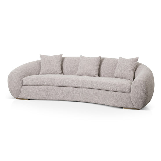 Howard 3 Seater Sofa - Ash Grey Boucle  Forever-Core   