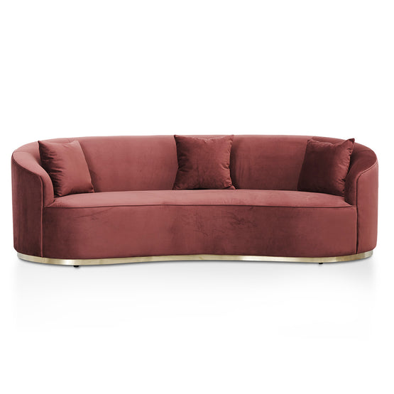 Sosa 3 Seater Sofa - Elegant Plum  Forever-Core   