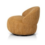 Isla Swivel Fabric Lounge Chair - Ginger Brown Lounge Chair K Sofa-Core   