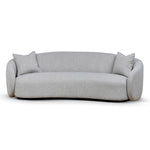 Trevor 3 Seater Fabric Sofa - Clay Grey Sofa Casa-Core   