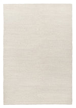 Laila 280cm x 190cm Handwoven Braided Wool Rug - Ivory Rugs and wool rugs MissAmara-Local   