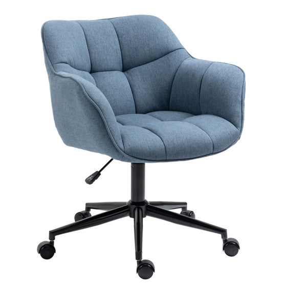 Mir Fabric Office Chair - Blue & Grey Office Chair Charm-Local   
